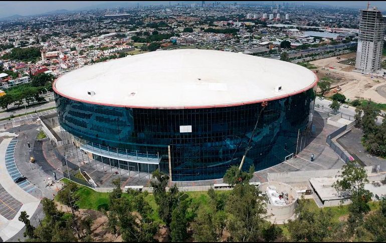 La Arena Guadalajara ya tiene fecha de apertura: el próximo jueves 2 de octubre. ESPECIAL