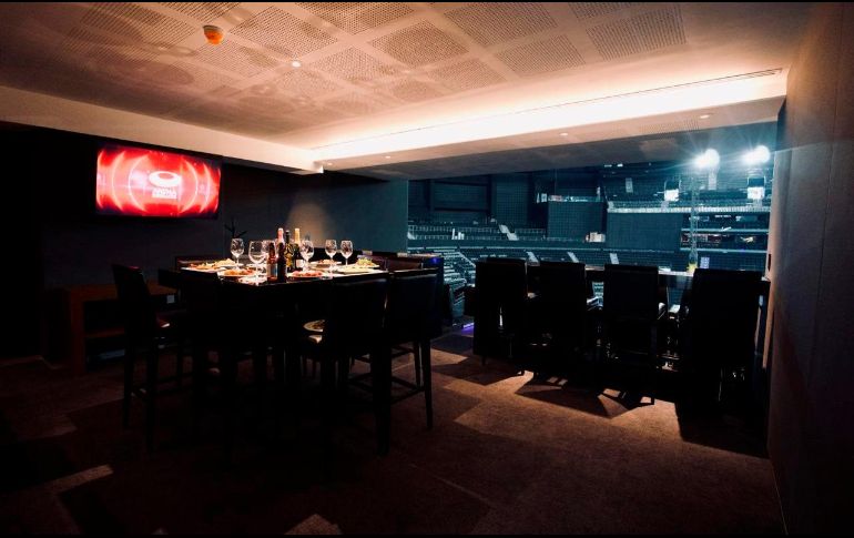 Este es el interior de una de las zonas exclusivas de la Arena Guadalajara. ESPECIAL