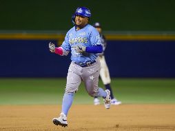 Willie Calhoun lo volvió a hacer y pegó un jonrón con el que los Charros rompieron el empate que prevalecía hasta la quinta entrada del juego. CORTESÍA/Charros de Jalisco