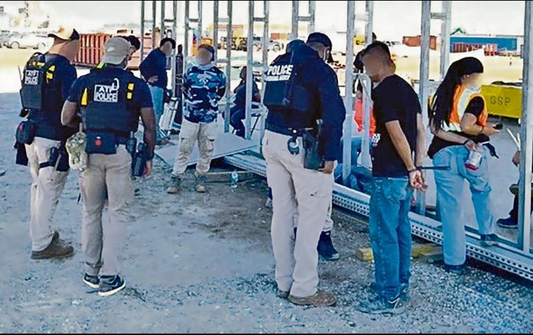 Autoridades afirman que el operativo en la planta es fruto de una larga investigación. ESPECIAL