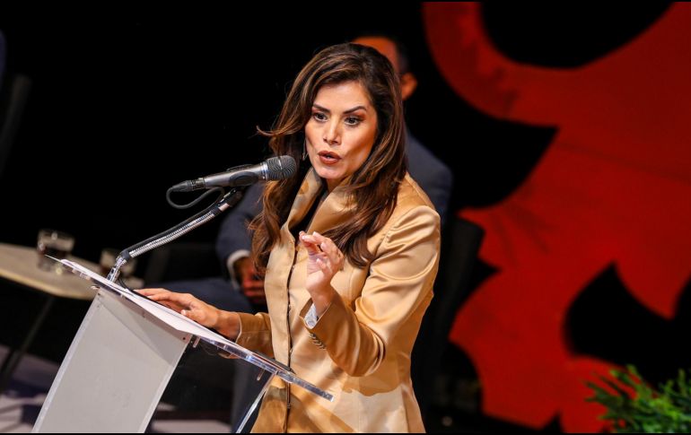 La presidenta insistió en el tema de corresponsabilidad entre la ciudadanía y el gobierno para lograr las metas planteadas en su administración y lograr consolidar a Guadalajara como una ciudad segura. EL INFORMADOR / A. Navarro