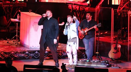 Sin Bandera, el dúo formado por Leonel García y Noel Schajris, llegará a la Arena Guadalajara el próximo 7 de marzo de 2026 como parte de su Escenas Tour. EL INFORMADOR / ARCHIVO