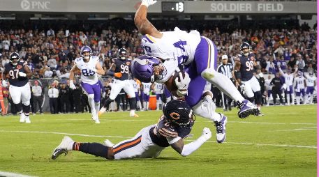 Los Vikings sellaron un cuarto período de 21-7. AP/N. Huh