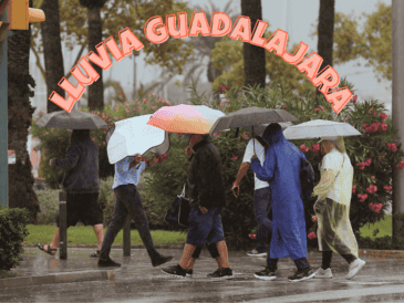La probabilidad de lluvia en Guadalajara es mayor por la tarde, alrededor de las 05:00 pm y por la noche, a las 11:00 pm. ESPECIAL / CANVA