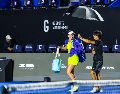 Elise Mertens aventajaba 1-0 cuando el juego fue suspendido. EL INFORMADOR/A. Navarro