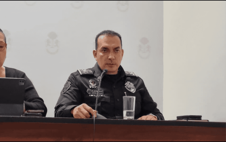El secretario de Seguridad, Juan Pablo Hernández, instó a la ciudadanía a no realizar disparos al aire. EL INFORMADOR/R. Bobadilla