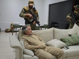 Bermúdez Requena, presunto líder del grupo criminal “La Barredora”, es acusado en nuestro país de los delitos de narcomenudeo, extorsión y secuestro exprés. EFE/ Secretaría Nacional Antidrogas de Paraguay