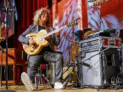 Pat Metheny. El músico se presentó en el concierto de Jazz Spotlight 2025, en Nueva York; llegará al Teatro Diana, el 20 de septiembre. AFP/R. Rochlin