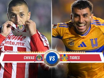 Por si quieres ver el partido en vivo, aquí te compartimos el horario, los canales de transmisión y cómo llegan Chivas y Tigres a este compromiso. IMAGO7