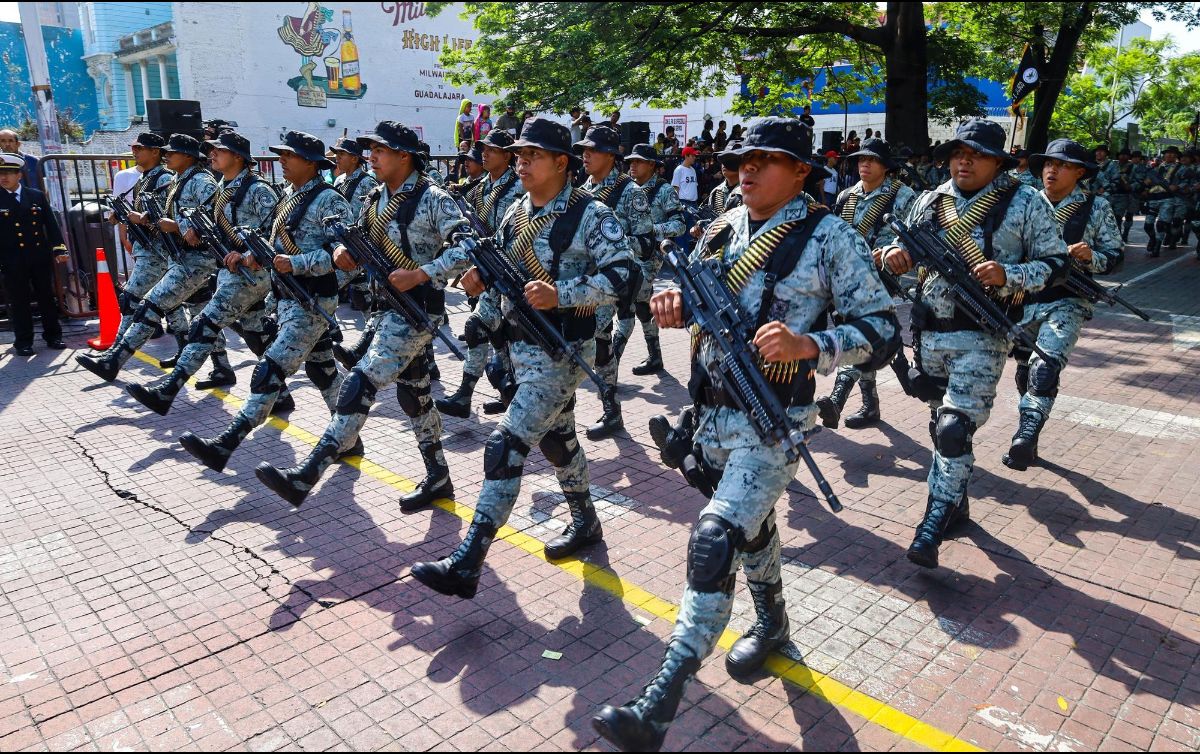 En el desfile participarán elementos del Ejército, Guardia Nacional, Bomberos, policías estatales y municipales, personal de Protección Civil y representantes de instituciones educativas. EL INFORMADOR/Archivo