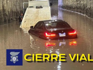 Esta mañana de 16 de septiembre se presentaron inundaciones en algunas vialidades del Área Metropolitana de Guadalajara. ESPECIAL / Facebook Policía Vial Jalisco