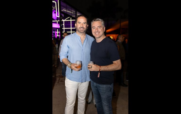 Luis Macías y Checo Barrera. GENTE BIEN JALISCO / C. Pérez