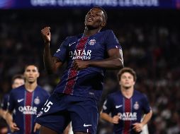 Nuno Mendes fue el autor de una de las cuatro anotaciones que el PSG consiguió frente al Atalanta. EFE/T. Suárez