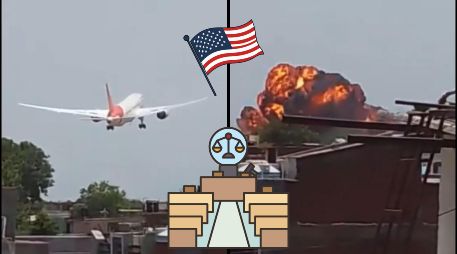 El caso del Boeing 787-8 Dreamliner de Air India se reaviva tras la primera demanda presentada en Estados Unidos por las familias de 4 pasajeros. ESPECIAL / X