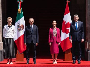 Carney arribó en la mañana de este jueves al Aeropuerto Internacional Felipe Ángeles, a las afueras de la capital mexicana. ESPECIAL/Gobierno de México