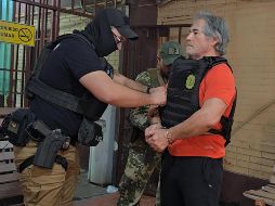 La Secretaría Nacional Antidrogas de Paraguay mostró imágenes del traslado de Hernán 