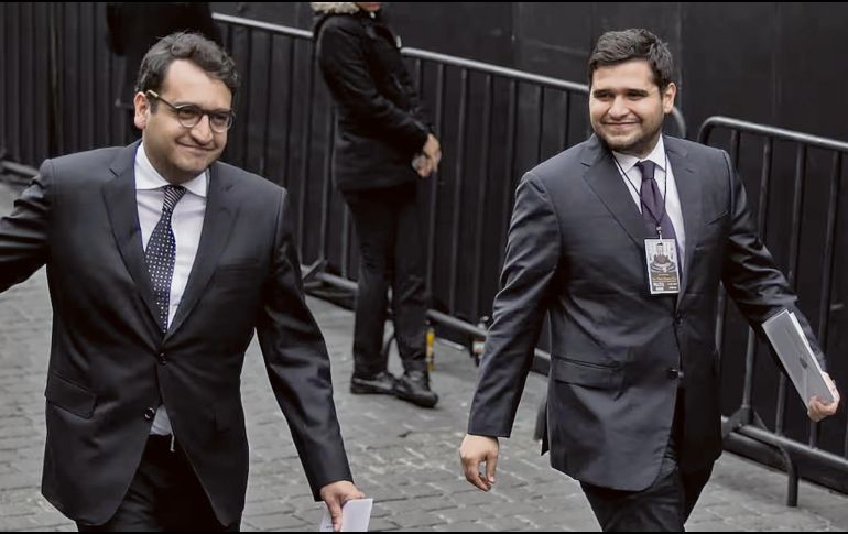 Andrés Manuel “Andy” López Beltrán y Gonzalo “Bobby” López Beltrán, hijos del ex  presidente Andrés Manuel López Obrador. EL UNIVERSAL