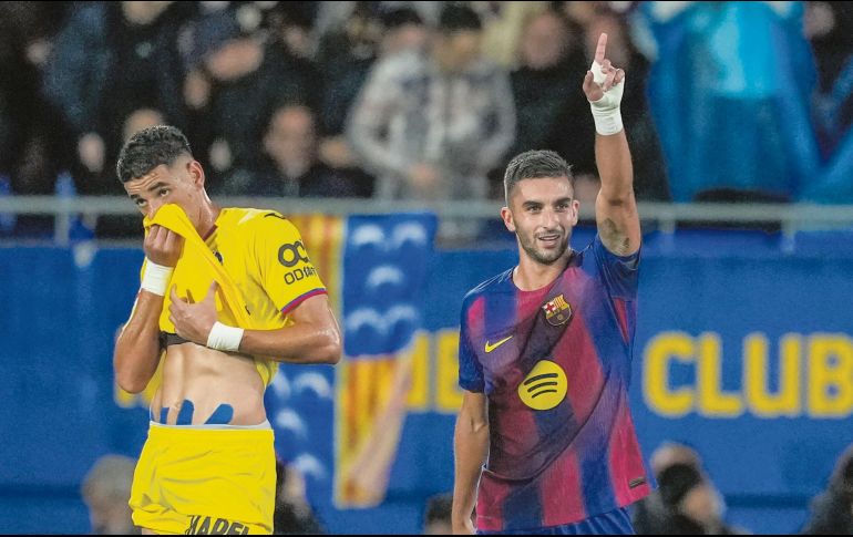 Ferran Torres fue el jugador más destacado del encuentro al marcar un doblete para darle el triunfo a su equipo. EFE