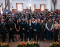 La Presidenta de Guadalajara, Verónica Delgadillo, destacó el compromiso y labor que realizan los policías tapatíos, bajo un modelo de proximidad y cercanía con las y los vecinos. ESPECIAL / Gobierno de Guadalajara