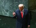 El presidente de Estados Unidos, Donald Trump, durante la Asamblea Generral de la ONU. EFE/Lukas Coch