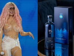 Karol G presentó su Tequila 200 Copas, hecho con 100% agave azul en colaboración con Casa Dragones. SUN/ARCHIVO/INSTAGRAM/@200copasbycasadragones/ESPECIAL