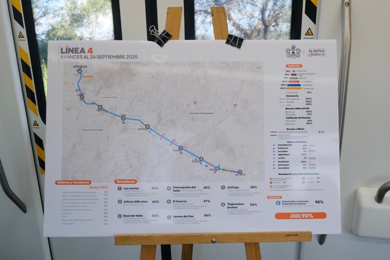 El recorrido de las estaciones se estima que será de aproximadamente 35 minutos. CORTESÍA