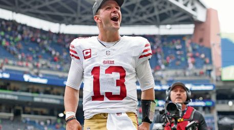 Brock Purdy sufrió una lesión en el dedo de un pie que le impidió jugar durante dos semanas. AFP