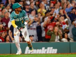 Cedanne Rafaela conectó el imparable que le dio boleto a Postemporada a los Medias Rojas. AP/G. Cooper