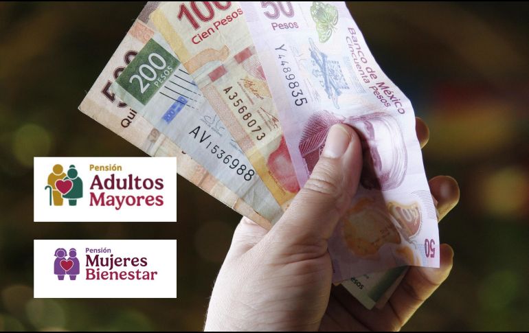 La dispersión para los distintos programas de apoyo del Gobierno de México trae los pagos de la Pensión para adultos mayores, el pago de la Pensión para Personas con Discapacidad y la Pensión Mujeres Bienestar. ESPECIAL / CANVA