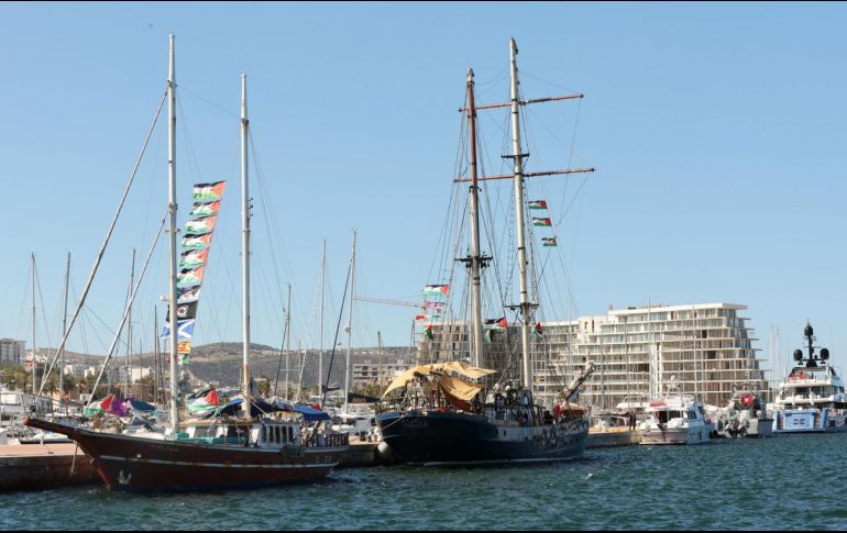 La Flotilla Global Sumud partió nuevamente este sábado 27 de septiembre rumbo a Gaza. EFE / ARCHIVO