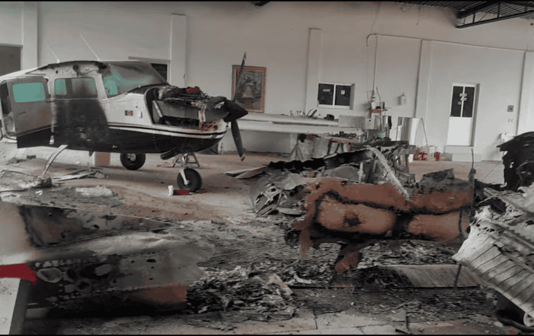 En los hechos hubo tres avionetas destruidas con explosivos. ESPECIAL