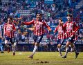 Chivas logró posicionarse en el noveno lugar con 14 unidades, tras derrotar a los camoteros. IMAGO7/ ARCHIVO
