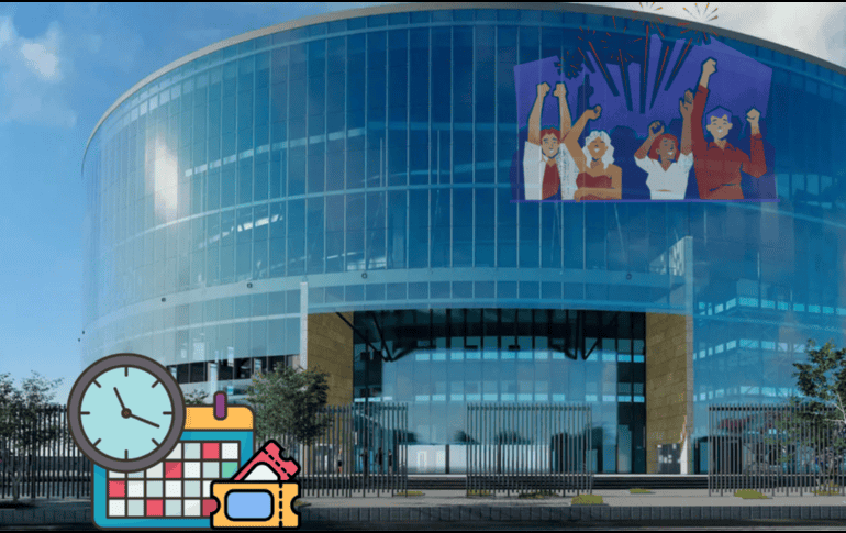 La tecnología de punta y la acústica de alta precisión prometen transformar cada evento en una vivencia inolvidable, ya sea musical, deportivo o cultural. CANVA /ARENA GUADALAJARA