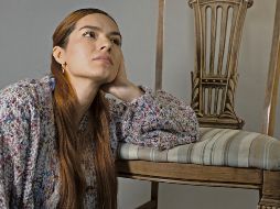 Sara Catalán, actriz da vida a dos personajes en la obra: “Macaria” y “Estela”. CORTESÍA