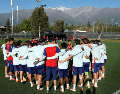 La Selección de España, antes del inicio del partido contra México del Mundial Sub-20 de Chile 2025. EFE / Real Federación Española de Futbol