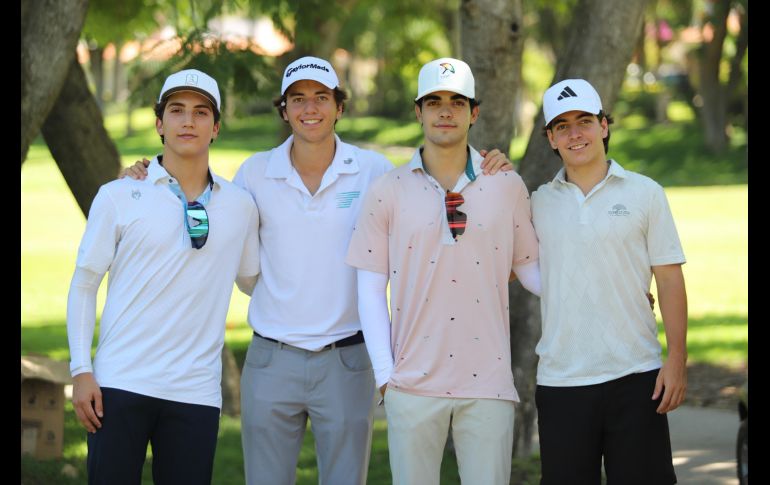 Javier Castellanos, Nicolás Pérez, Paulo Lucke y Juan Pedro Martínez. GENTE BIEN JALISCO / C. Jimeno