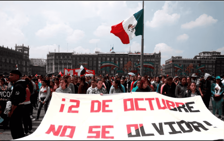 El punto de reunión será la Plaza de las Tres Culturas, en Tlatelolco. SUN / ARCHIVO