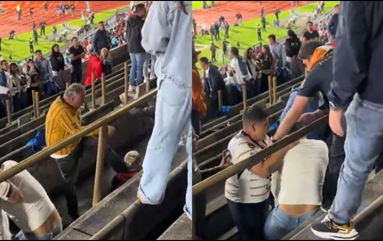 No se ha dado información sobre la identidad de los responsables ni sobre posibles detenciones o desalojos relacionados con la pelea en el estadio. ESPECIAL.