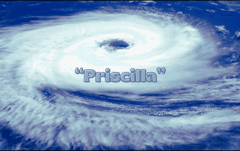 “Priscilla” se intensificó a huracán categoría 2 en la escala Saffir-Simpson. ESPECIAL / CANVA