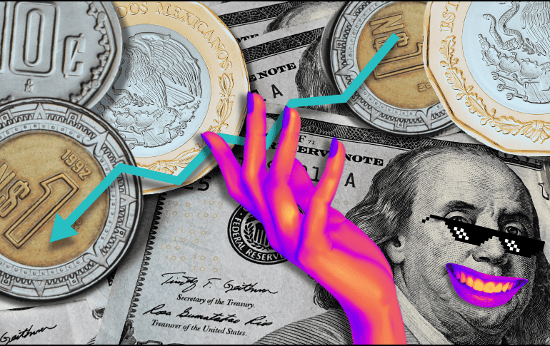 Recuerda que la cotización del dólar cambia a lo largo del día, por lo que su precio final de compra y venta puede variar; de momento, el peso ha sido aventado por este. ESPECIAL / Canva