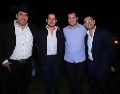 Iván Martínez, Sergio Caballero, Alaim Baruch y Fernando Loy. GENTE BIEN JALISCO / IberoMedia Global Encuentro Empresarial Internacional “Santo Santiago”.