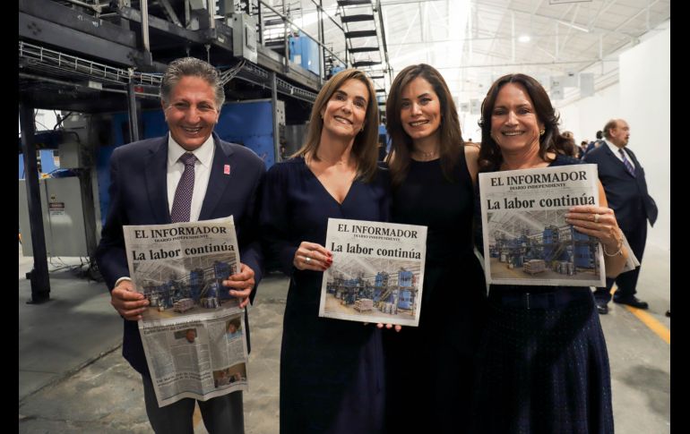 Juan José Frangie, Martha Moragrega, Verónica Delgadillo García y Josefina Barragán. GENTE BIEN JALISCO / Revista del 10 de octubre 2025