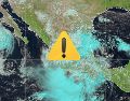 Se mantiene zona de vigilancia por efecto de vientos de tormenta tropical desde Zihuatanejo, Guerrero hasta Cabo Corrientes, Jalisco. ESPECIAL / SMN