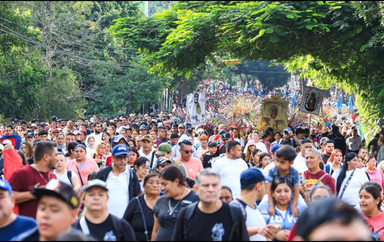Así se vive la Romería de Zapopan 2025 este domingo 12 de octubre. EL INFORMADOR/J. Acosta