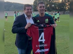 Rafa Márquez subrayó la importancia de contar con espacios modernos y funcionales para potenciar el rendimiento de los jugadores. CORTESÍA/ FMF.