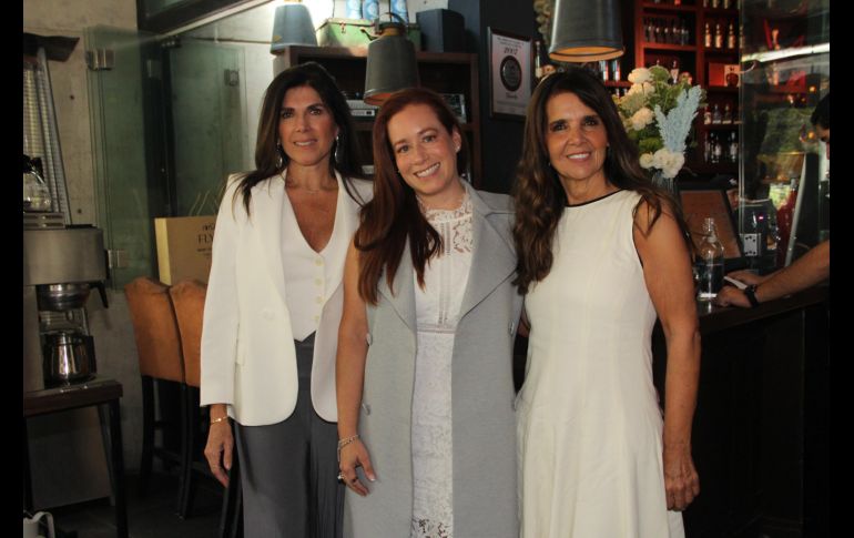 Laura Almada, Lorena Fernández y Carola Sandoval. GENTE BIEN JALISCO / E. Escamilla
