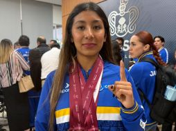 Se integró al equipo de atletismo en el 2023 y, desde entonces, Andrea Gómez comenzó a sobresalir hasta convertirse en una deportista ganadora. EL INFORMADOR / A. García