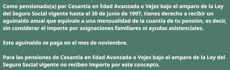 &nbsp;ESPECIAL / IMSS