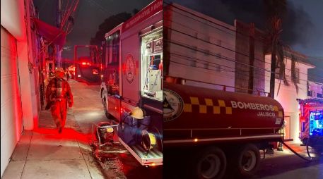 El fuego afectó un área aproximada de 30 por 50 metros, pero fue controlado gracias a la intervención de los elementos de Protección Civil. ESPECIAL / FACEBOOK Protección Civil Jalisco