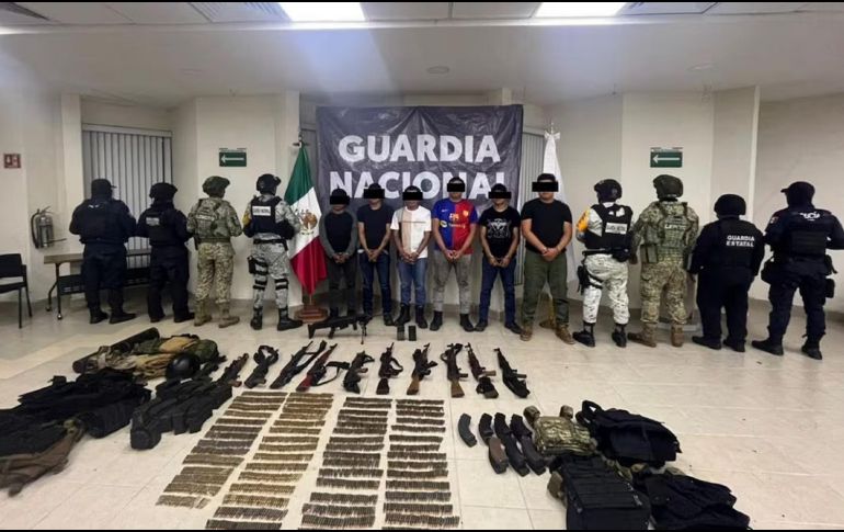 Fueron detenidos además los mexicanos Juan 